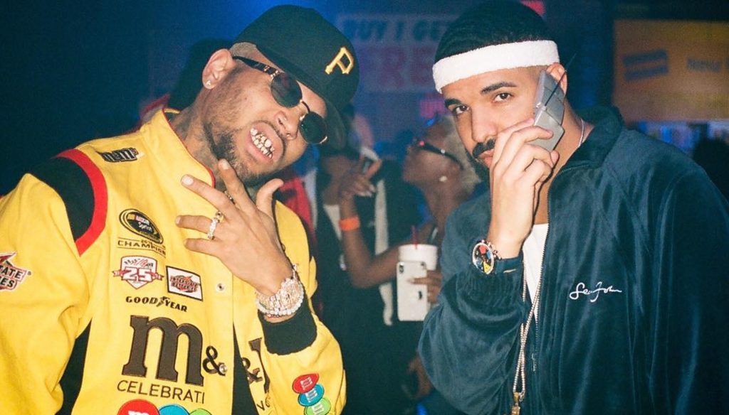 Drake Chris Brown Party At Miami Club After No Guidance Video Shoot